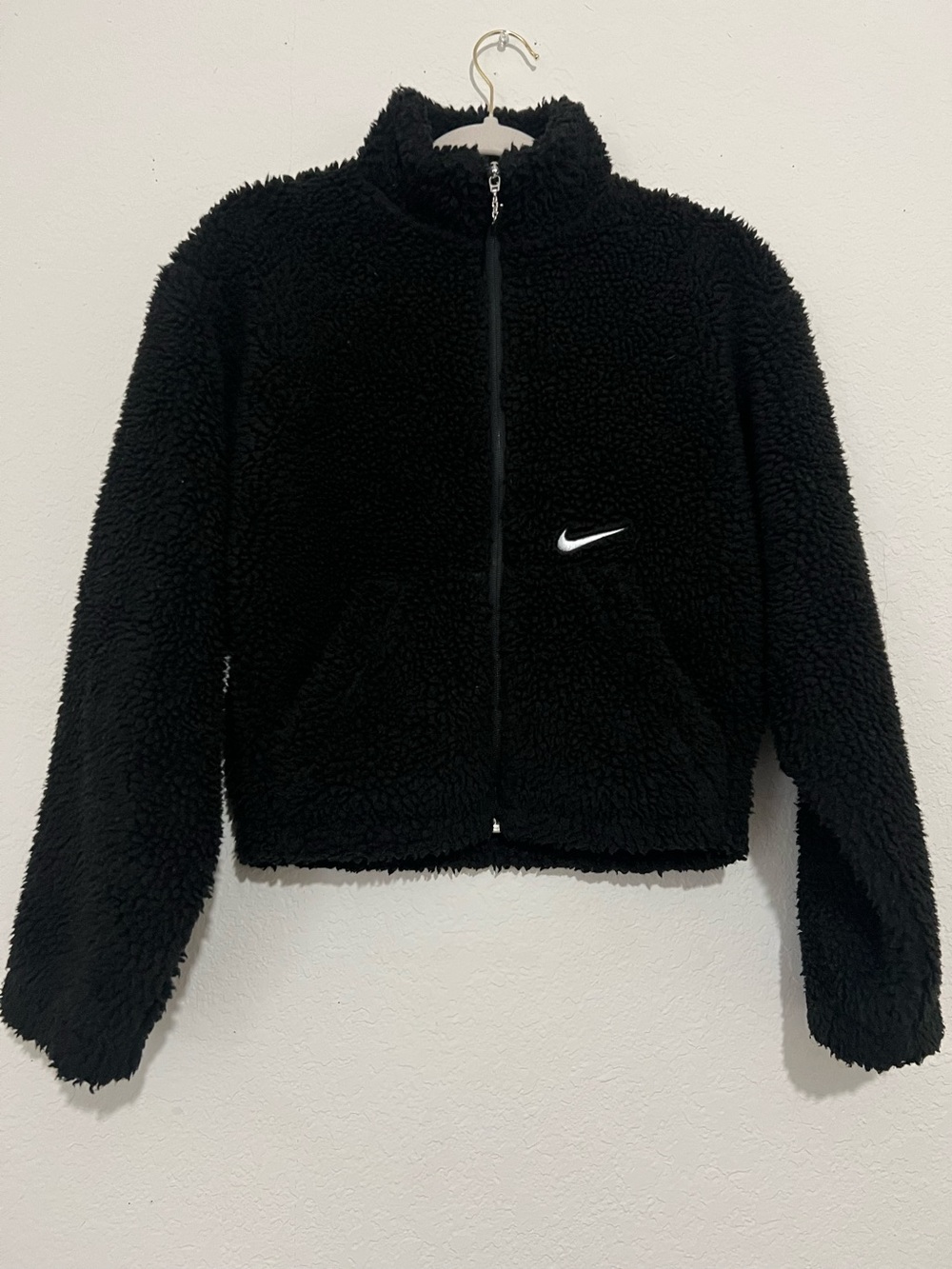 Nike Swoosh Sherpa Jacket Size XS